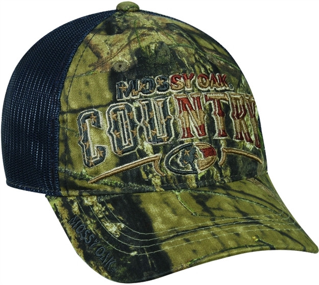 Picture of Outdoor Cap Americana Mesh Back Camo Cap Mobuc/Navy Mesh