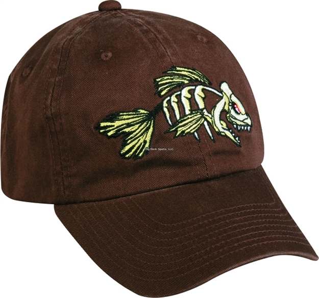 Picture of Outdoor Cap Asst Skeleton Fish Embroidery Adult Twill Hat
