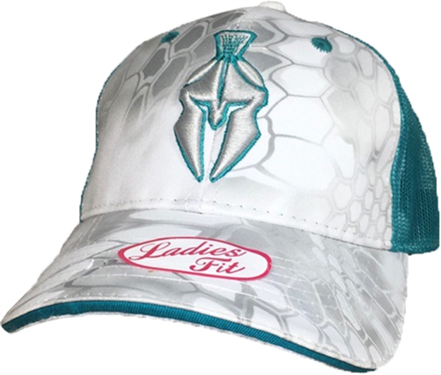 Picture of Outdoor Cap Company Centurian Logo Yeti Camo/Aqua Ladies Ball Cap