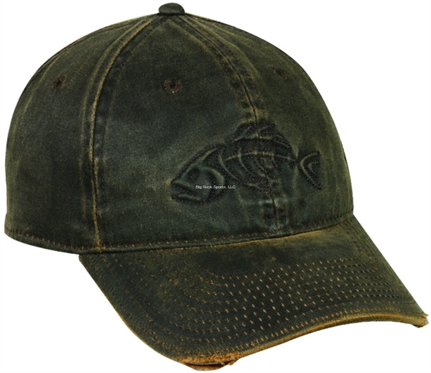 Picture of Outdoor Cap Fossil Fish Cap Dark Brown Weathered Finish