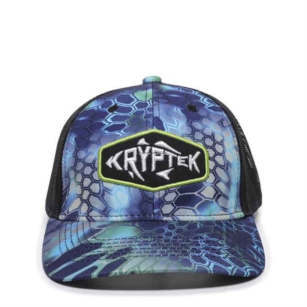 Picture of Outdoor Cap Kryptek Fishing Meshback Cap,  Kryptek Pontus/ Black, One Size Fits Most
