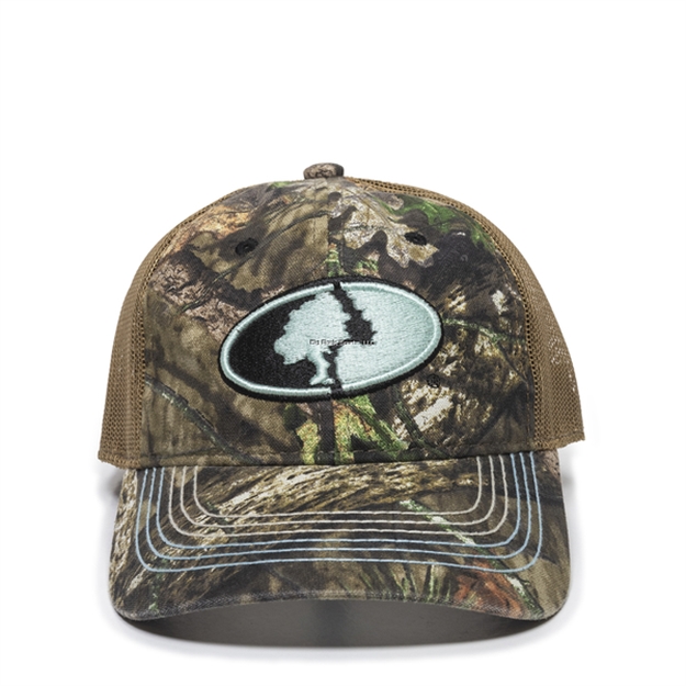 Picture of Outdoor Cap Ladies Mossy Oak Meshback Cap, Mossy Oak Break-Up Country/ Brown, One Size Fits Most