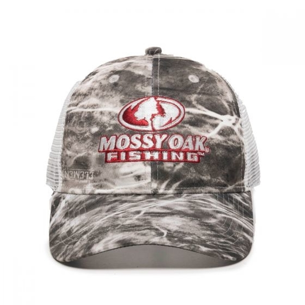 Picture of Outdoor Cap Mossy Oak Fishing Logo'd Cap, Mossy Oak Manta/ White, One Size Fits Most