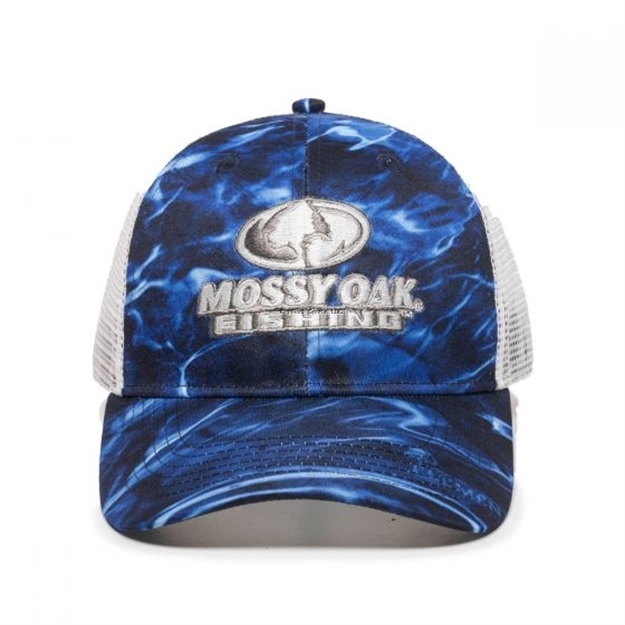 Picture of Outdoor Cap Mossy Oak Fishing Logo'd Cap, Mossy Oak Marlin/ White, One Size Fits Most