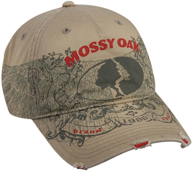 Picture of Outdoor Cap Mossy Oak Logo Cap-Khaki Mofs23a