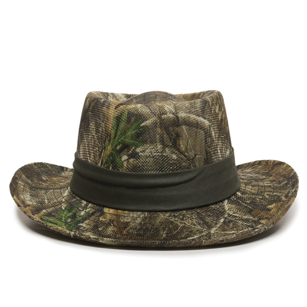 Picture of Outdoor Cap Poly-Lin Gambler Hat Realtree Edge/Olive Band, One Size Fits Most