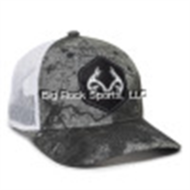 Picture of Outdoor Cap Realtree Fishing Wav3 Mirage Grey/White Pro Round Crown Meshback Cap