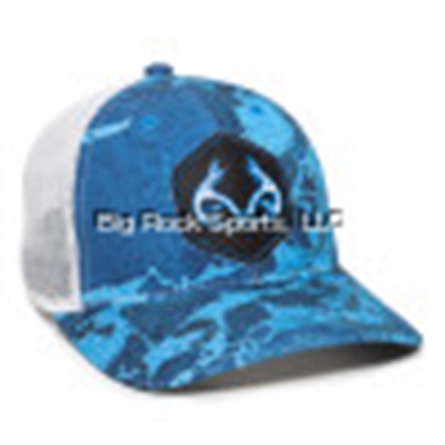 Picture of Outdoor Cap Realtree Fishing Wav3 Provence Blue/Wht Pro Round Crown Meshback Cap