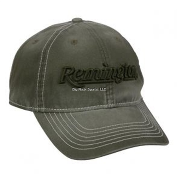 Picture of Outdoor Cap Remington Logo Olive Cap