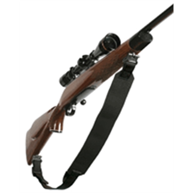Picture of Outdoor Connection Raz90043 Razor Sling With Brute E-Z Detach Swivels 1" W Adjustable Black Nylon Webbing For Rifle/Shotgun RAZ-90043 051057900430