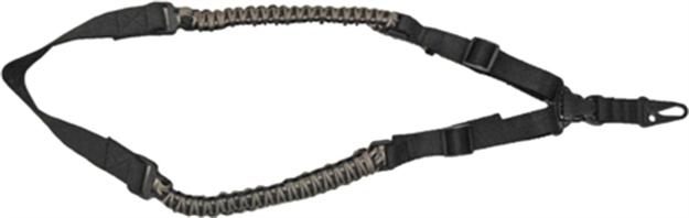 Picture of Outdoor Connection Tactical Paracord Sling Single Point Black/Green SPT9-28515