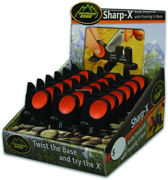 Picture of Outdoor Edge 18 Piece Sharp-X Knife Sharpener Display
