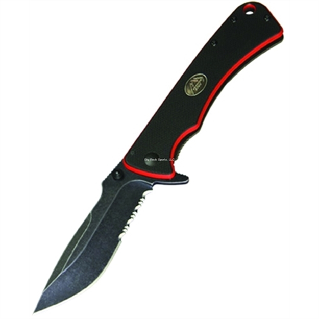 Picture of Outdoor Edge Divide Flipper Opener Folding Knife, 3.5" Blade, 50% Serrated Box