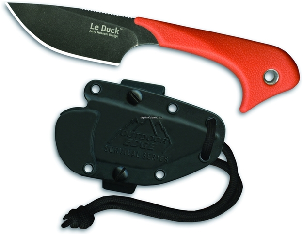 Picture of Outdoor Edge LE Duck Compact Multi-Purpose Utility Knife, 2.5" Blade, Orange  Blister