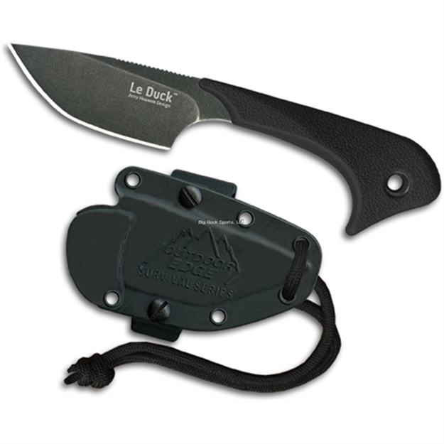 Picture of Outdoor Edge LE Duck Multi-Purpose Utility Knife, 2.5" Blade (Black)  Blister