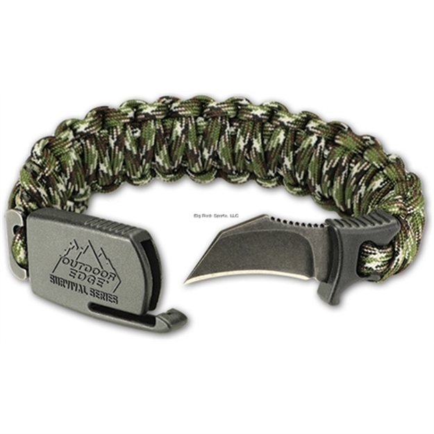 Picture of Outdoor Edge Para-Claw Knife Bracelet, Camo, Large (7 And Up)  Blister