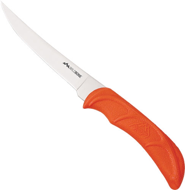 Picture of Outdoor Edge Edge 5" Boning/Fillet Knife Orange Handle Blister PK WGB50C 743404202044