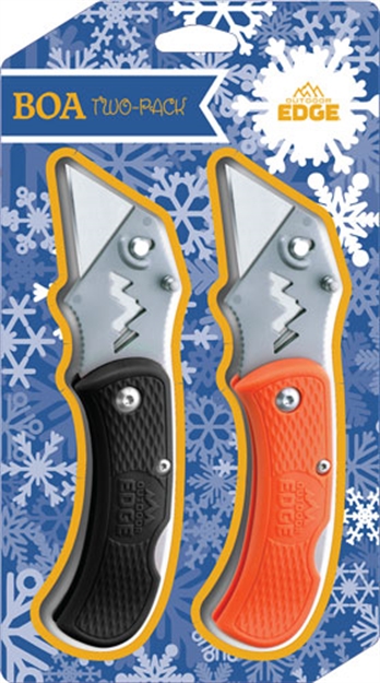 Picture of Outdoor Edge Edge B.O.A 2-Pack 1 Black/1 Orange (Promo) P23BOBK2C -