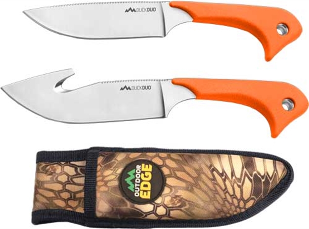 Picture of Outdoor Edge Edge Duck Duo Caper/ Skinner Combo W/Camo Sheath< DD20C