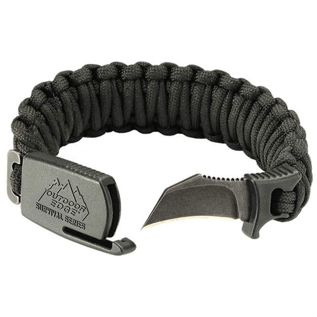 Picture of Outdoor Edge Para-Claw Knife Bracelet, Black, Medium (6.3-7)  Blister PCK-80C