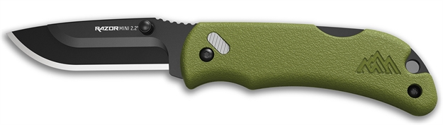 Picture of  Outdoor Edge Rmg222c Razormini  2.20" Folding Plain 420J2 SS Blade OD Green Abs Polymer Handle
