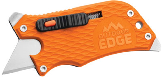 Picture of  Outdoor Edge Swb10c Slidewinder  3.50" Long, Plain Utility Blade, Orange Gnr/Ss Handle, Screwdriver, Bottle Opener 743404401874
