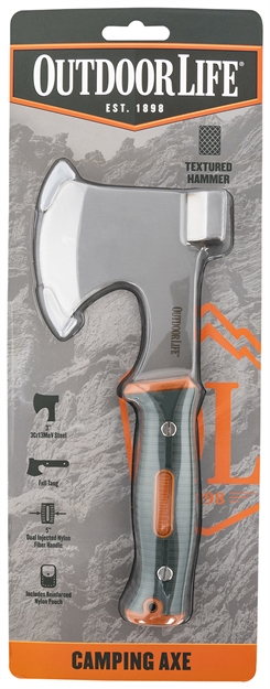 Picture of Outdoor Outdoor Life 9" Axe      W/ Sheath 3" Blade OD Green/Ss OL-AXE001OGN