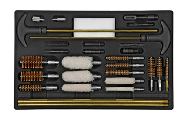 Picture of Outers 32Pc. Universal Gun Cleaning Kit, Wood Box 70080 076683700803