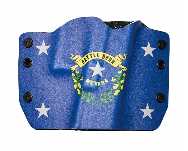 Picture of Owb Nevada State Flag RH Holster For Glock 17,19,22,23,25,26,27,28,31,32,34,35,41