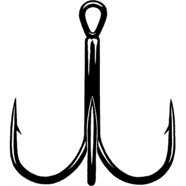 Picture of Owner 3X Treble Blk Chrome Sz-1/0 6Pk