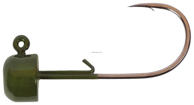 Picture of Owner Block Head - Green Pumpkin - 1/0 - 3/16Oz