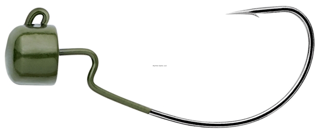 Picture of Owner Block Head Offset - Green Pumpkin - 1/0 - 1/16 OZ