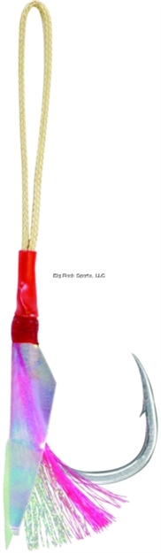 Picture of Owner Dancing Stinger Assist Hook Sabiki Hook, Size 5/0, Needle Point, Black Chrome, 2 Per Pack