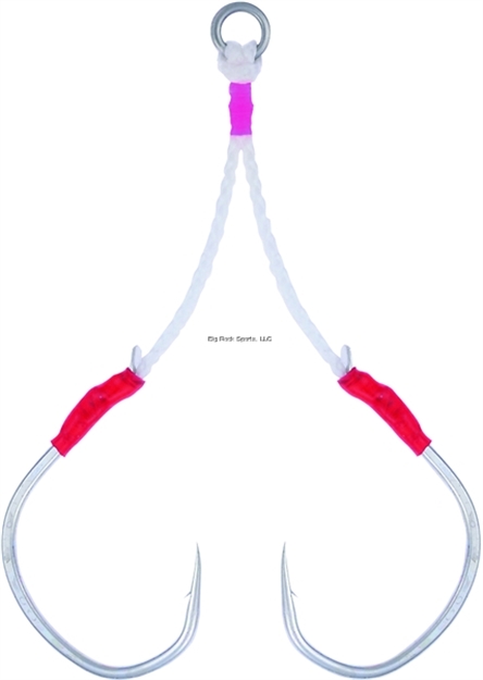 Picture of Owner Dancing Stingers Guardian Dual Zo-Wire Hook, Size 6/0, Needle Point, Light Wire, Vacuum Tinned, 2 Per Pack