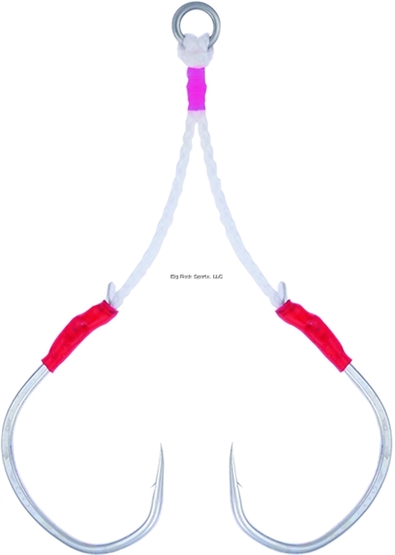 Picture of Owner Dancing Stingers Guardian Dual Zo-Wire Hook, Size 2/0, Needle Point, Light Wire, Vacuum Tinned, 2 Per Pack 4220-129 054831093557