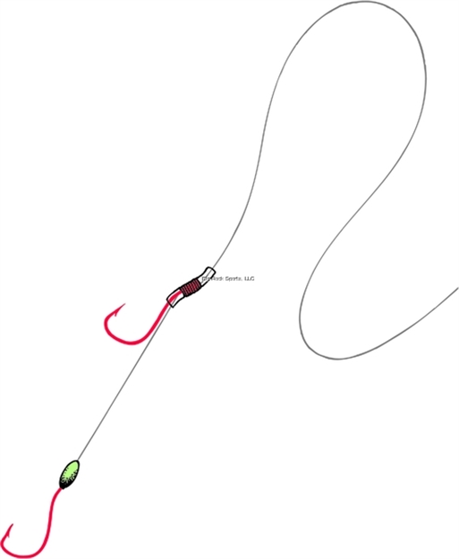 Picture of Owner Dual Walleye Hook 6Pk Sz4 Rig Adjustable