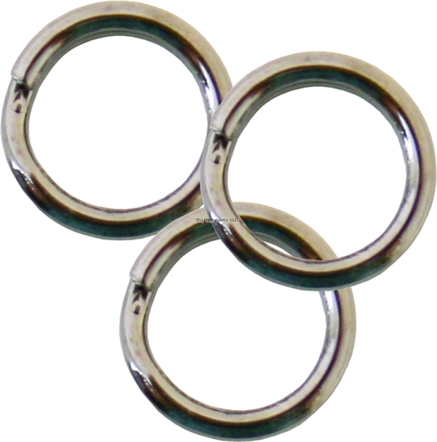 Picture of Owner Hyper Wire Split Ring 12Pk Sz4 50Lb Stainless