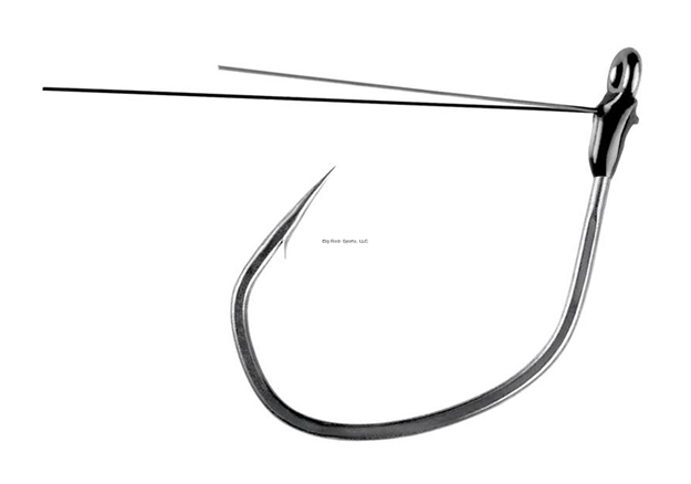 Picture of Owner Jungle Wacky Weedless Hook Size 2/0, Silky Gray, 4Pk