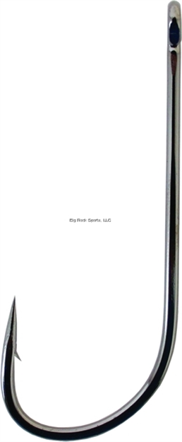 Picture of Owner Long Shank Hook, Size 11/0, Needle Point, Forged/3X Long Shank, 3X Strong, Black Chrome, 8 Per Pack