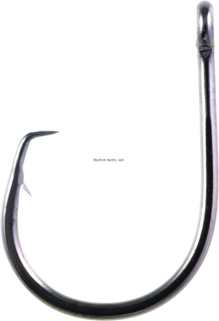 Picture of Owner Mosquito Circle Hook, Size 6, Hangnail Point, Forged Shank, Light Wire, Black Chrome, 10 Per Pack