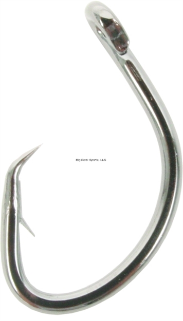 Picture of Owner Mutu Circle Hook, Size 4/0, Forged, Hangnail Point, 2X Strong, Black Chrome, 4 Per Pack