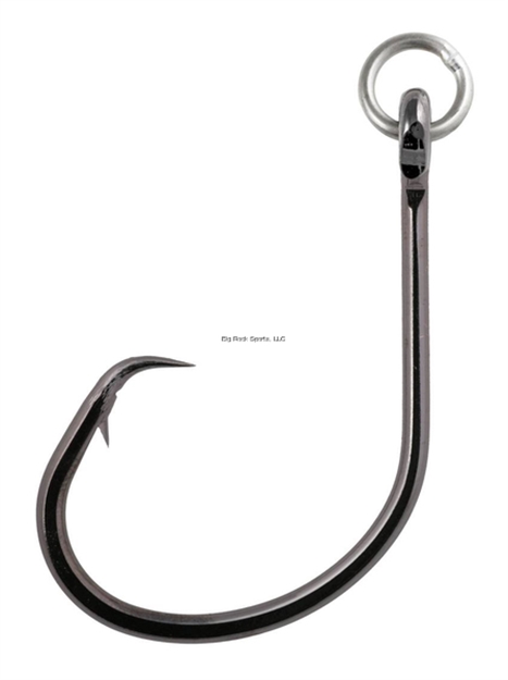 Picture of Owner Ringed Mutu Hybrid Hook, Size 1, Black Chrome, 7Pk