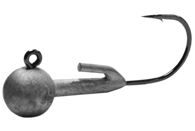 Picture of Owner Round Head With Lockdown Jighead, 3/16Oz, 2/0 Hook, Natural, 5Pk