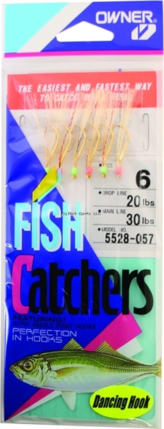 Picture of Owner Sabiki Gold Dancing 6Hks 1Pk Sz6 Gld W/Metallic Gold Mylar