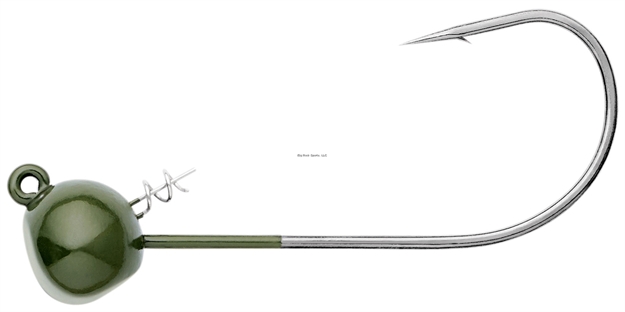 Picture of Owner Stick Bait Shaky Head - Green Pumpkin - 4/0 - 1/4 OZ