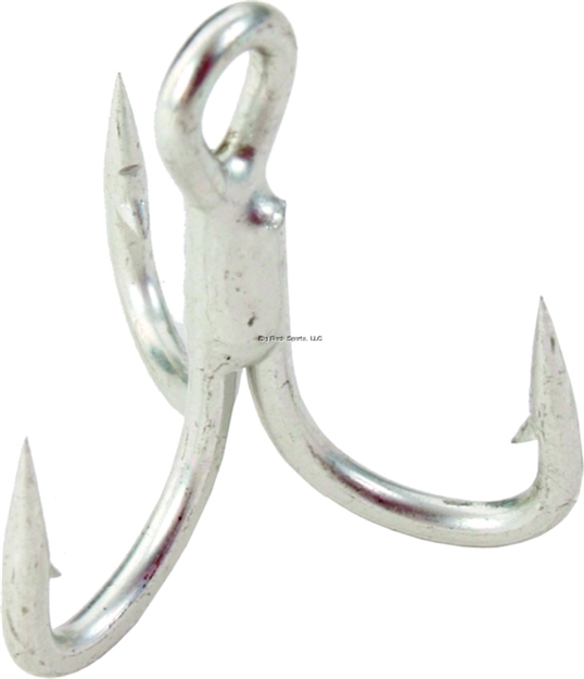 Picture of Owner Stinger-66 Treble Hook, Size 1, Short Shank, 4X Strong, Vacuum Tinned, 6 Per Pack