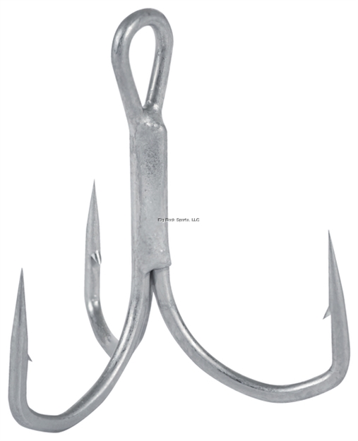 Picture of Owner Stx-38 ZO Wire Treble Hook, Size 5, Corrosion Resistant Shadow Finish, 7/Pk