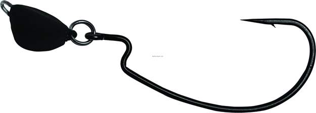 Picture of Owner Ultra Head Pivot Head Hook, Size 4/0, 1/4 Oz, Weedless, Black Chrome, 2 Per Pack 4104-044 054831015979