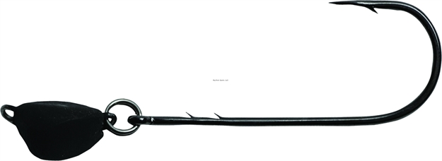 Picture of Owner Ultra Head Pivot Head Hook, Size 3/0, 1/4 Oz, Straight Shank, Black Chrome, 2 Per Pack