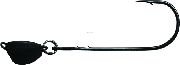 Picture of Owner Ultra Head Pivot Head Hook, Size 3/0, 1/8 Oz, Straight Shank, Black Chrome, 2 Per Pack